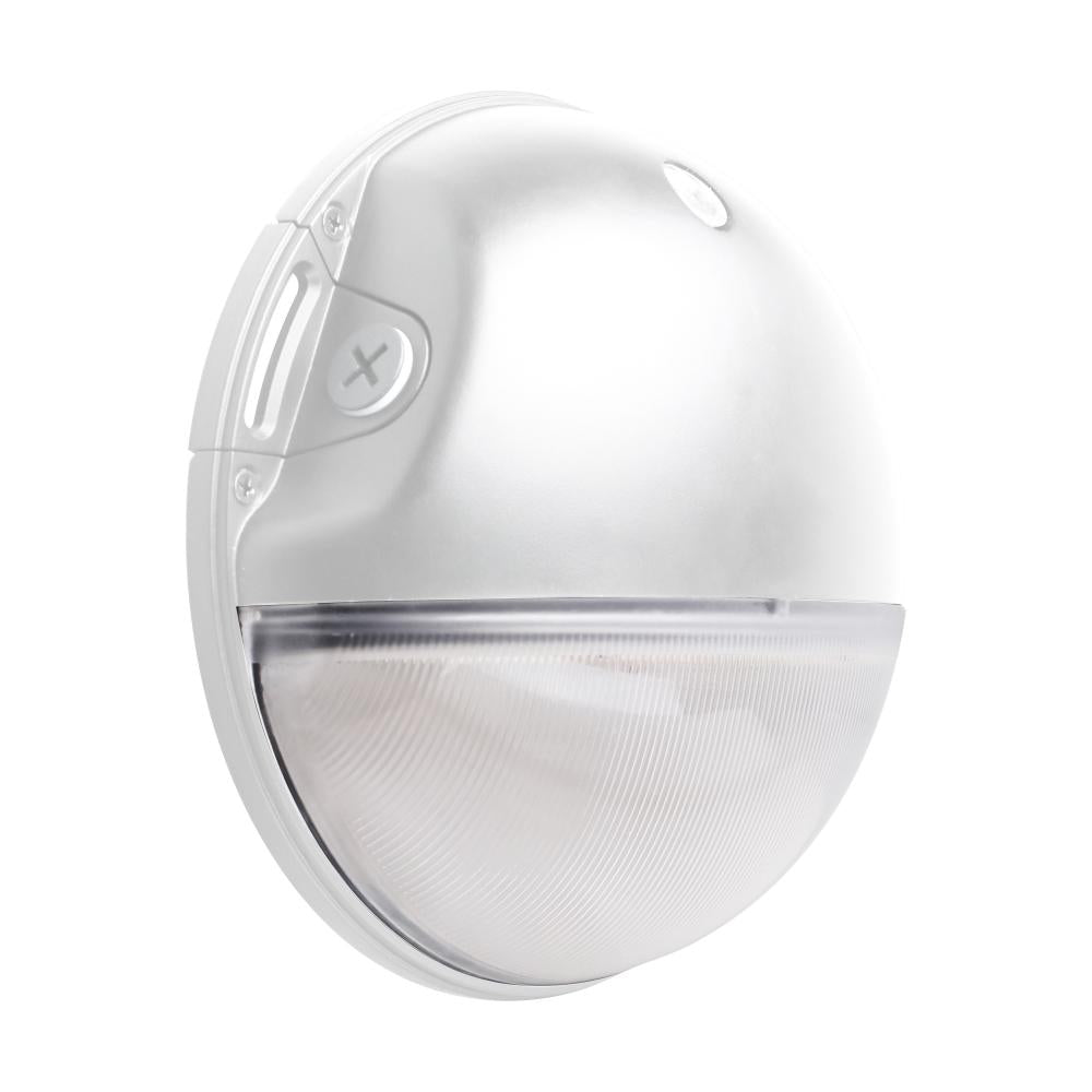 Nuvo 65-752 LED Small Round Wall Pack; 20W; CCT Selectable; Bypassable