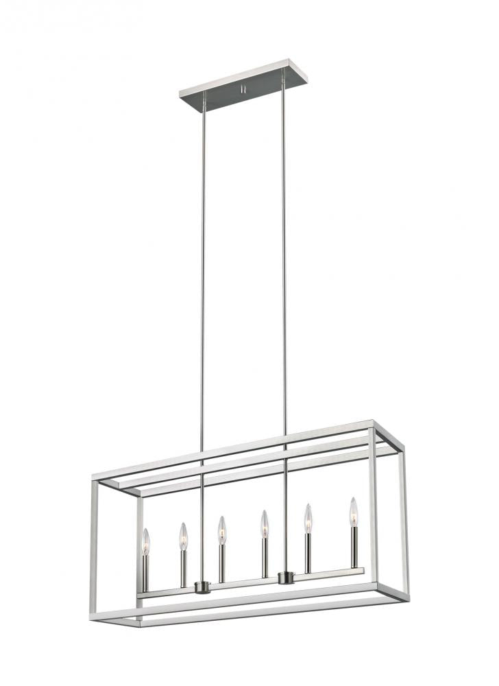 Generation Lighting 6634506-962 Six Light Island Pendant