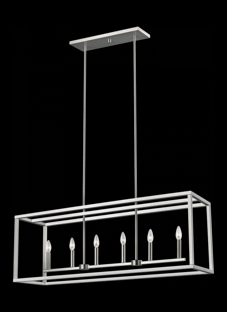 Generation Lighting 6634506EN-962 Six Light Island Pendant