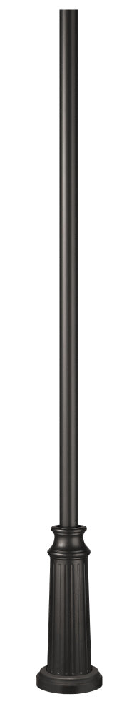 Hinkley 6808BK 8' Surface Mount Post