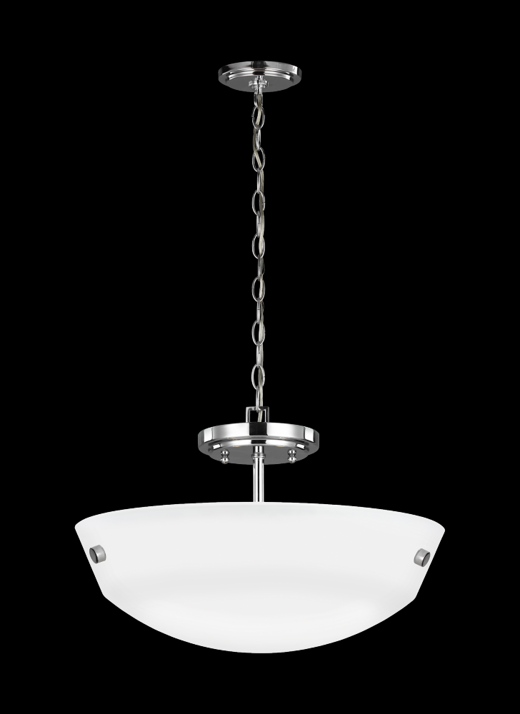 Generation Lighting 7715202-05 Two Light Semi-Flush Convertible Pendant