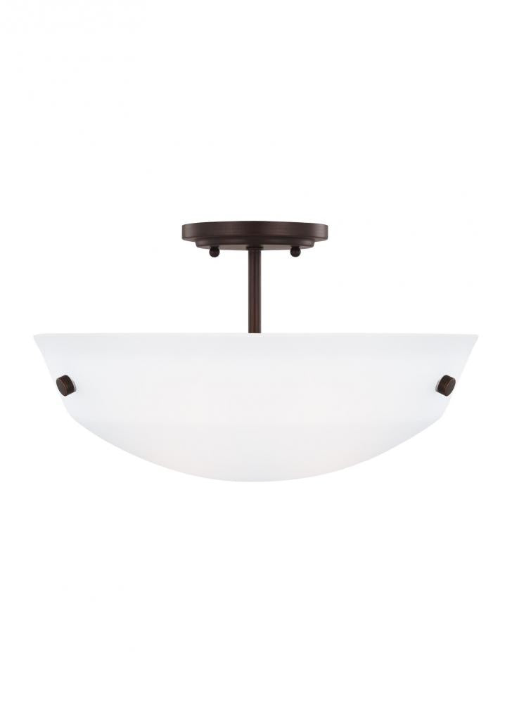 Generation Lighting 7715202EN3-710 Two Light Semi-Flush Convertible Pendant