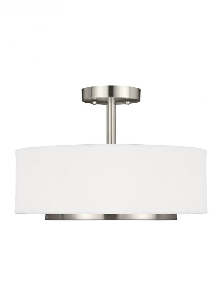 Generation Lighting 7728002EN3-962 Two Light Semi-Flush Convertible Pendant