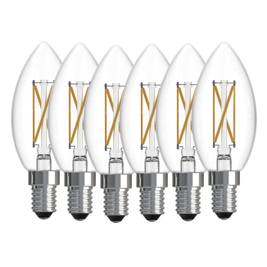 Bulbrite 776230 LED4B11/30K/FIL/D/B/2/6P