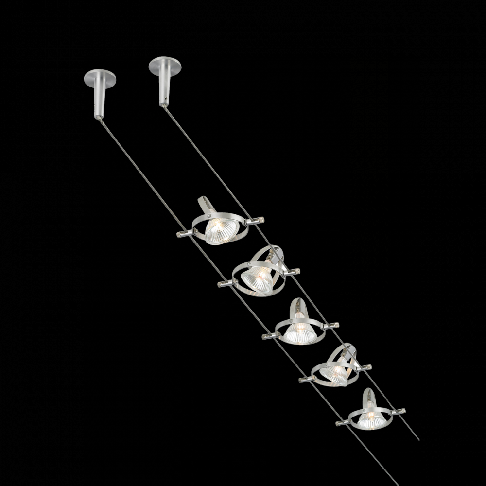 Generation Lighting 800CBL5PN-LED Accent Cable Kit 5 Head LED