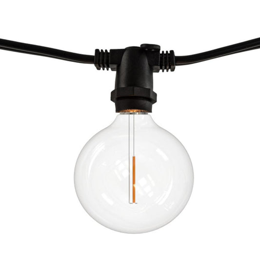 Bulbrite 812123 STRING10L/14FT/16IN/E12/BLACK/LED/G16