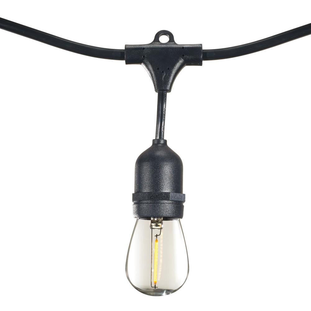 Bulbrite 812143 STRING10L/14FT/16IN/E26/BLACK/LED/S14