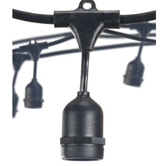Bulbrite 812480 STRING15L/48FT/36IN/E26/BLACK