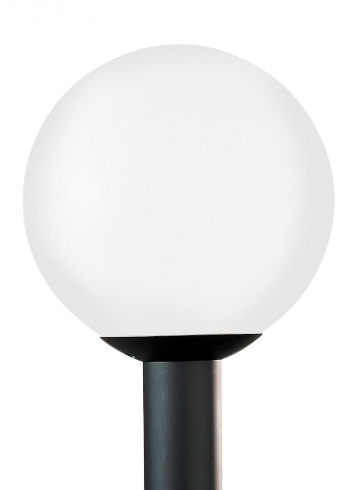 Generation Lighting 8254EN3-68 Outdoor Globe traditional 1-light LED outdoor exterior large post lantern in white finish with white