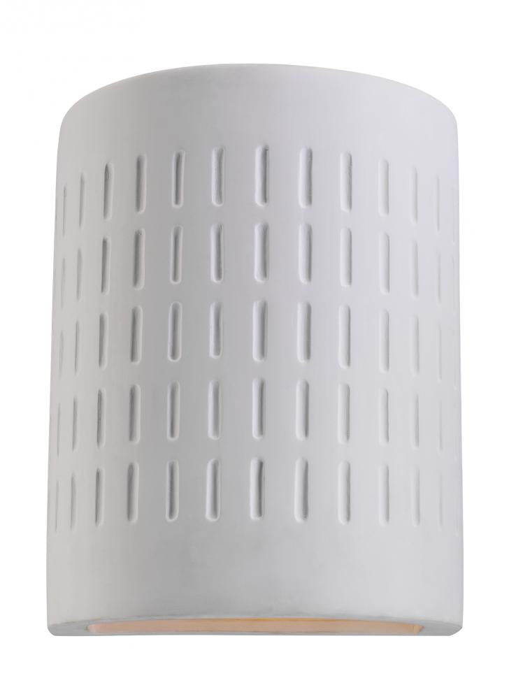 Generation Lighting 83046-714 Paintable Ceramic Sconces transitional 1-light outdoor exterior Dark Sky compliant wall lantern scon