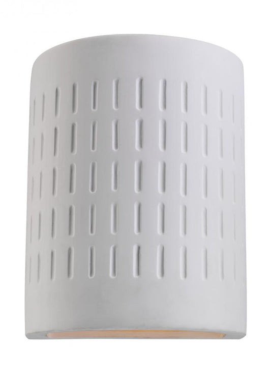 Generation Lighting 83046-714 Paintable Ceramic Sconces transitional 1-light outdoor exterior Dark Sky compliant wall lantern scon