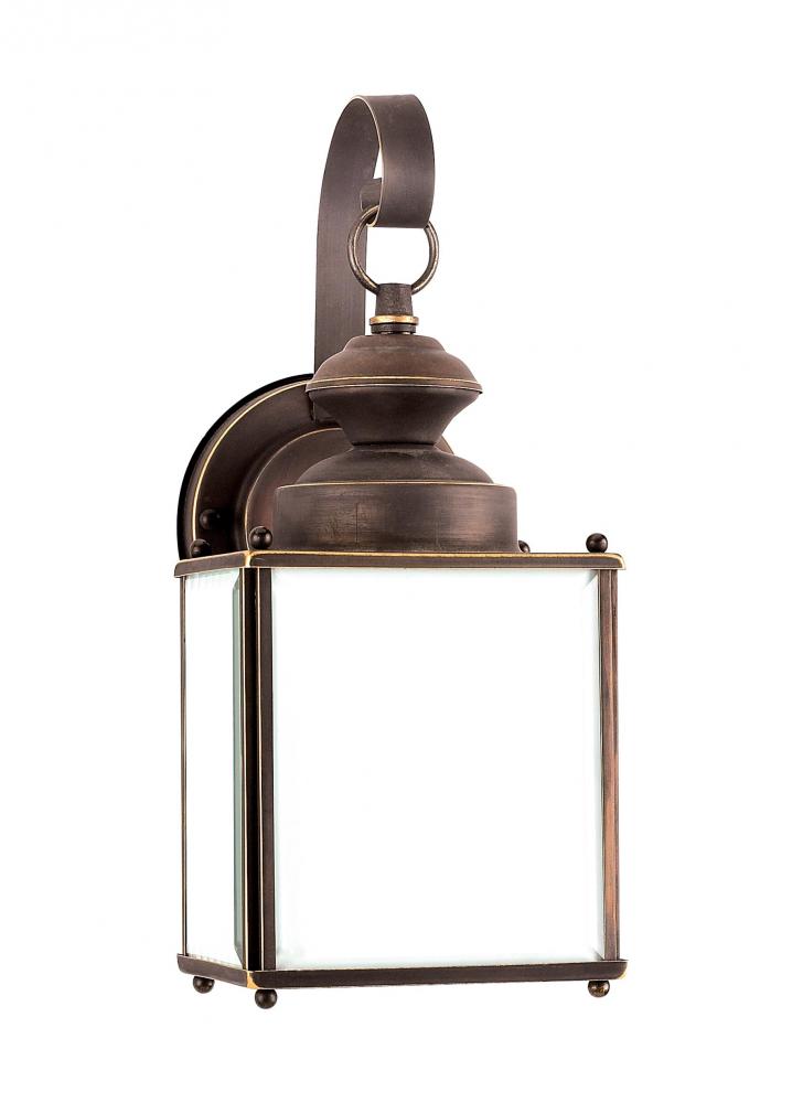 Generation Lighting 84157D-71 Jamestowne transitional 1-light medium outdoor exterior Dark Sky compliant wall lantern sconce in an