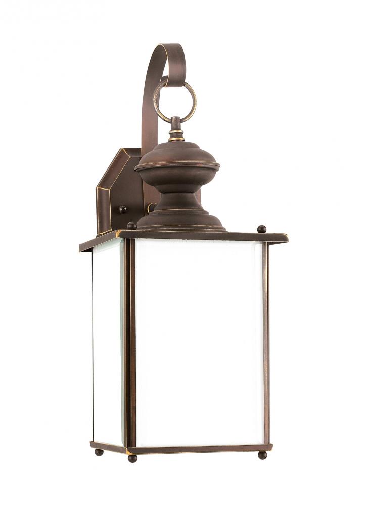 Generation Lighting 84158D-71 Jamestowne transitional 1-light large outdoor exterior Dark Sky compliant wall lantern sconce in ant