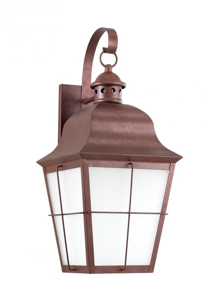 Generation Lighting 8463D-44 Chatham traditional 1-light large outdoor exterior dark sky compliant wall lantern sconce in weather