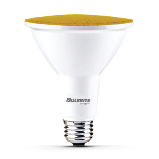 Bulbrite 772502 15W LED PAR38 YELLOW FLOOD WET DIMMABLE
