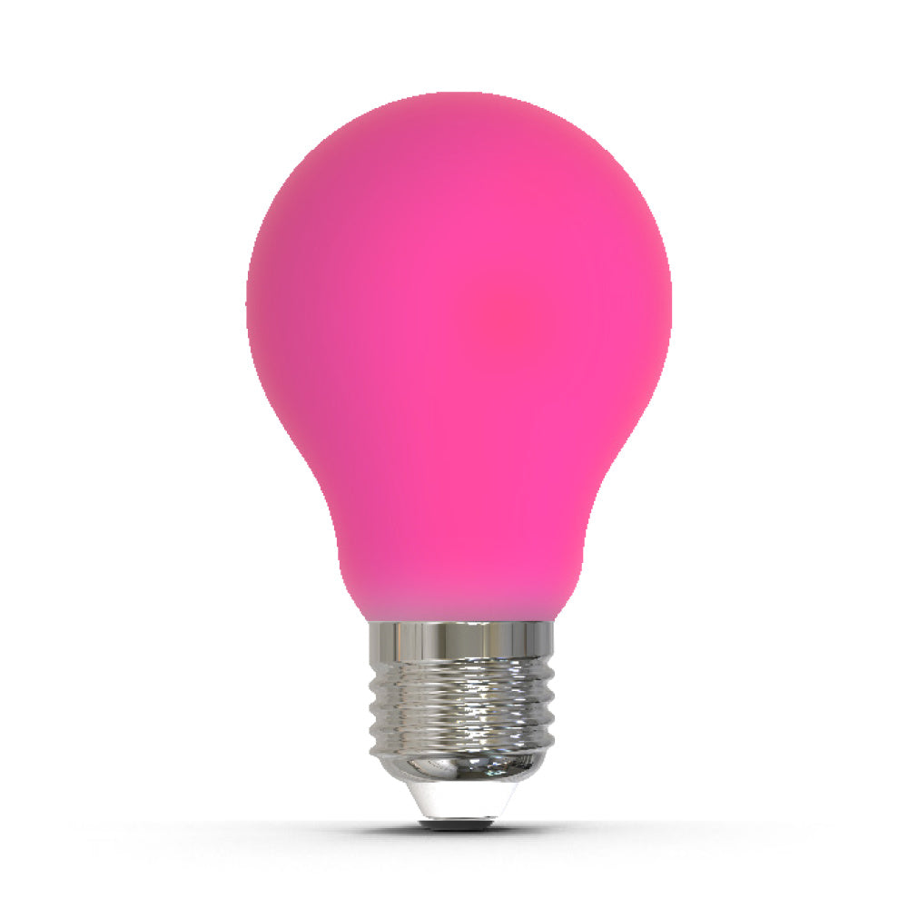 Bulbrite 776110 LED4A19/PNK/FIL/D
