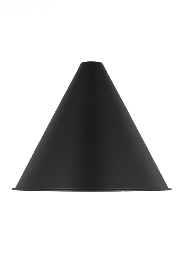 Generation Lighting 8638501EN3-12 Crittenden mid century modern 1-light LED outdoor exterior Dark Sky compliant large wall lantern sco