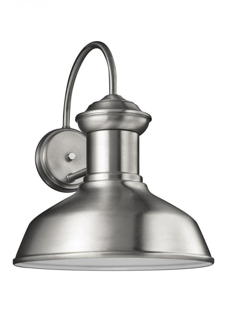 Generation Lighting 8647701-04 Fredricksburg traditional 1-light outdoor exterior Dark Sky compliant large wall lantern sconce in s