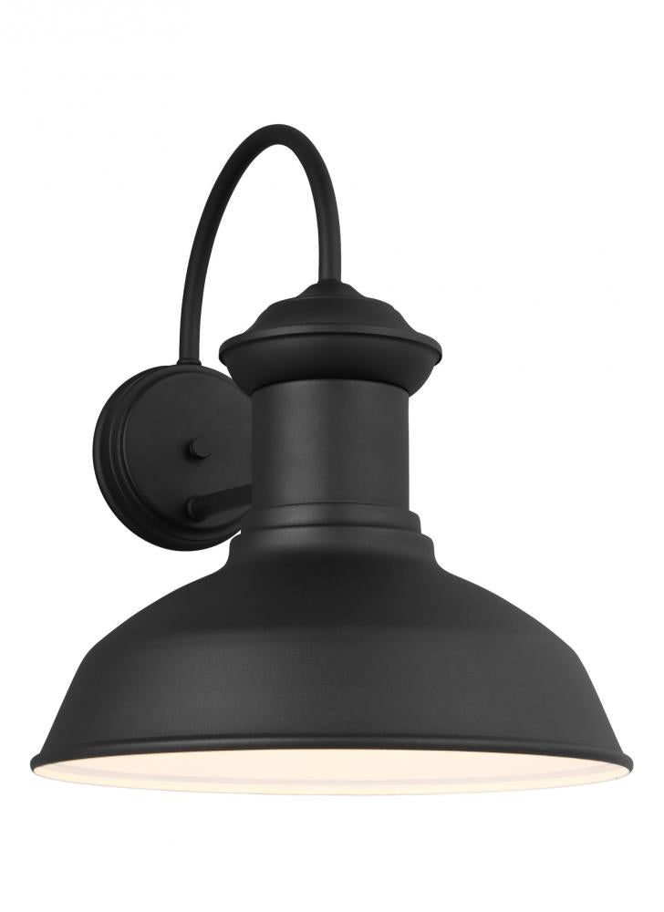 Generation Lighting 8647701-12 Fredricksburg traditional 1-light outdoor exterior Dark Sky compliant large wall lantern sconce in b