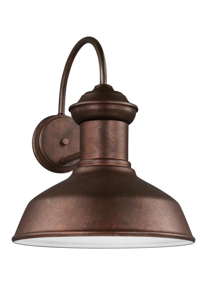 Generation Lighting 8647701-44 Fredricksburg traditional 1-light outdoor exterior Dark Sky compliant large wall lantern sconce in w