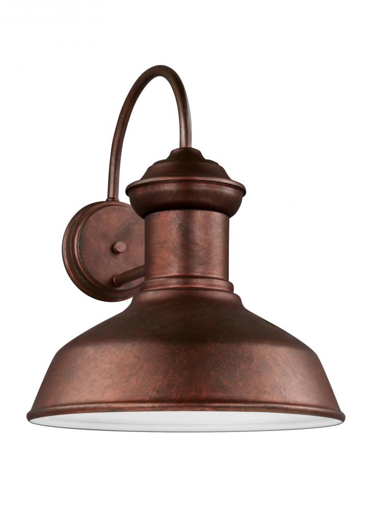 Generation Lighting 8647701EN3-44 Fredricksburg traditional 1-light LED outdoor exterior Dark Sky compliant large wall lantern sconce
