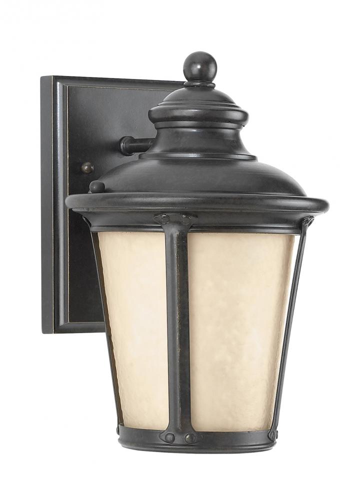 Generation Lighting 88240DEN3-780 Cape May traditional 1-light LED outdoor exterior small Dark Sky compliant wall lantern sconce in bu