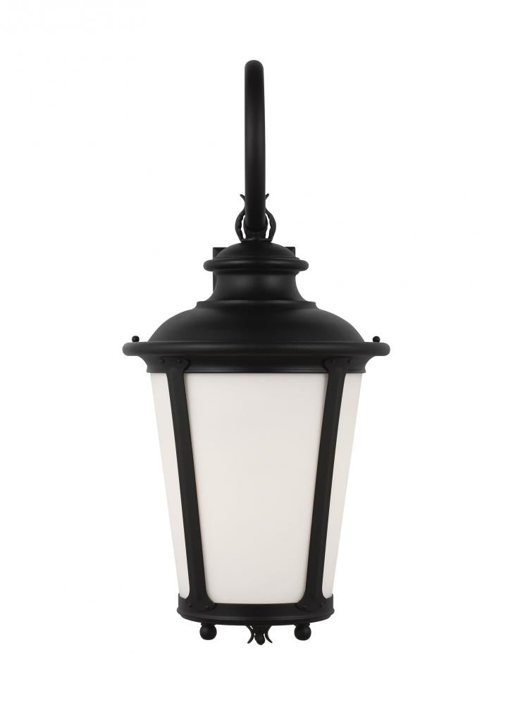 Generation Lighting 88243-12 Cape May traditional 1-light outdoor exterior extra large 30'' tall wall lantern sconce in b
