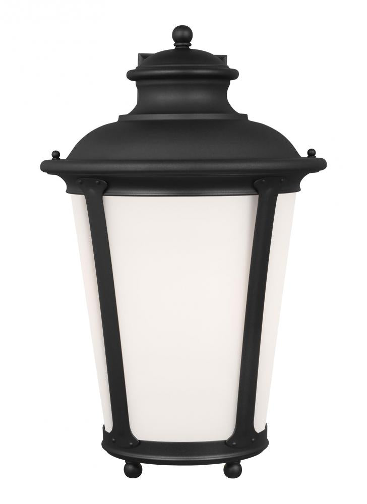 Generation Lighting 88244-12 Cape May traditional 1-light outdoor exterior extra large 20'' tall wall lantern sconce in b
