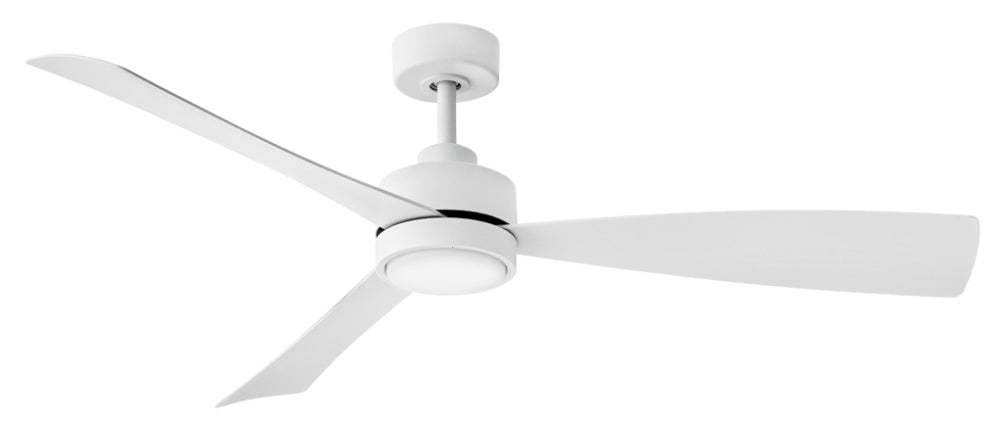 Hinkley 905756FMW-LWDK Iver 56" LED Dual Mount Smart Fan
