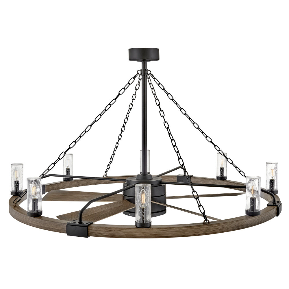 Hinkley 906144FMB-LWD Sawyer 52" LED Smart Fandelier