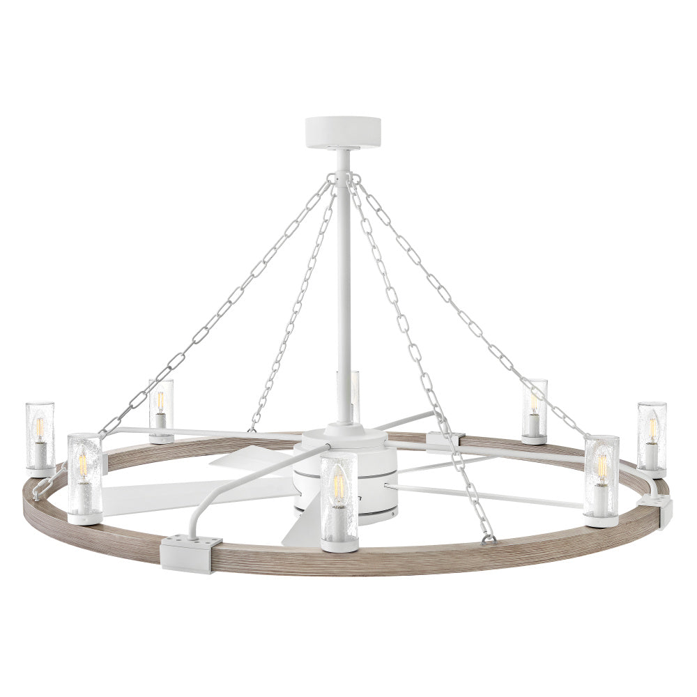 Hinkley 906144FMW-LWD Sawyer 52" LED Smart Fandelier