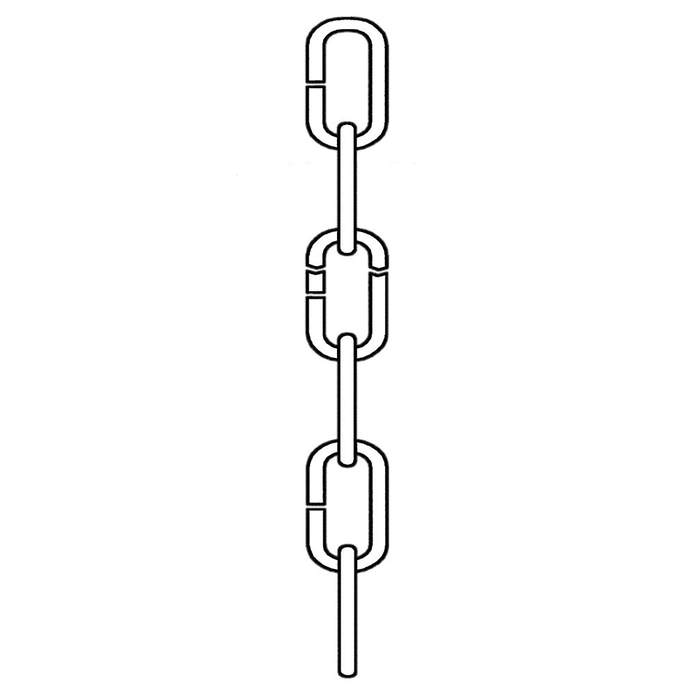 Generation Lighting 9107-710 Decorative Chain in Burnt Sienna Finish