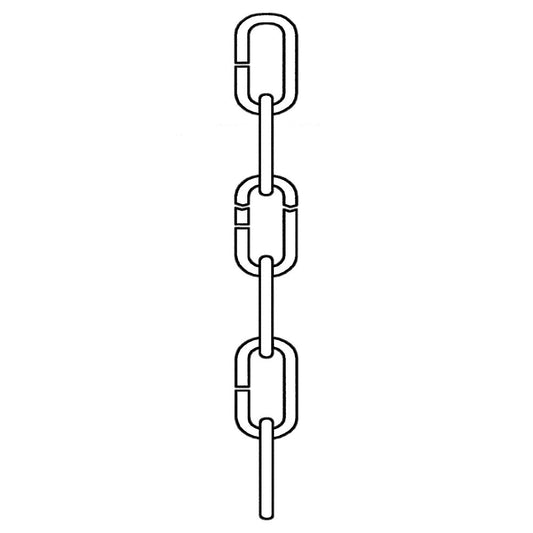 Generation Lighting 9107-710 Decorative Chain in Burnt Sienna Finish