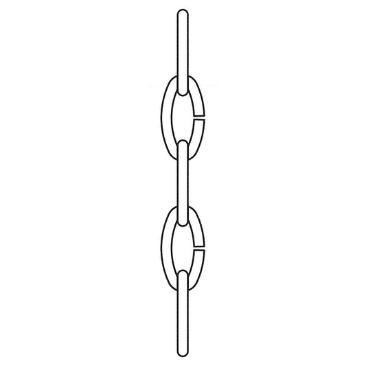 Generation Lighting 9116-710 Decorative Chain in Burnt Sienna Finish