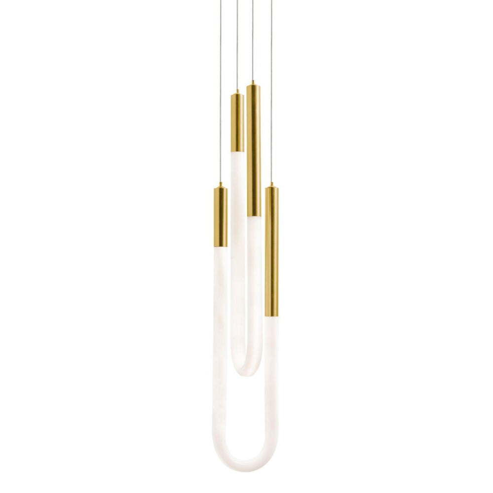 AFX ADEP0606LAJUDLB Adel Double LED Pendant,120-277V,26W,5 CCT,LB