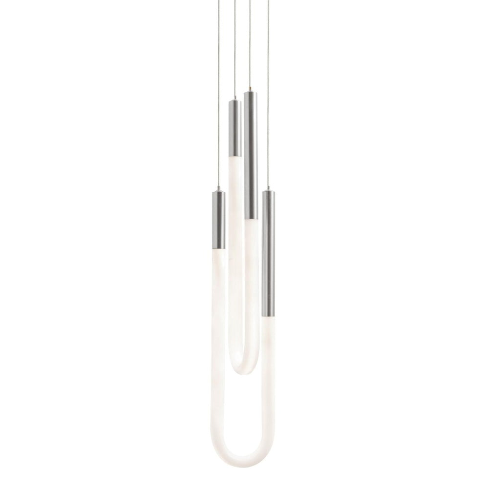 AFX ADEP0606LAJUDSN Adel Double LED Pendant,120-277V,26W,5 CCT,SN
