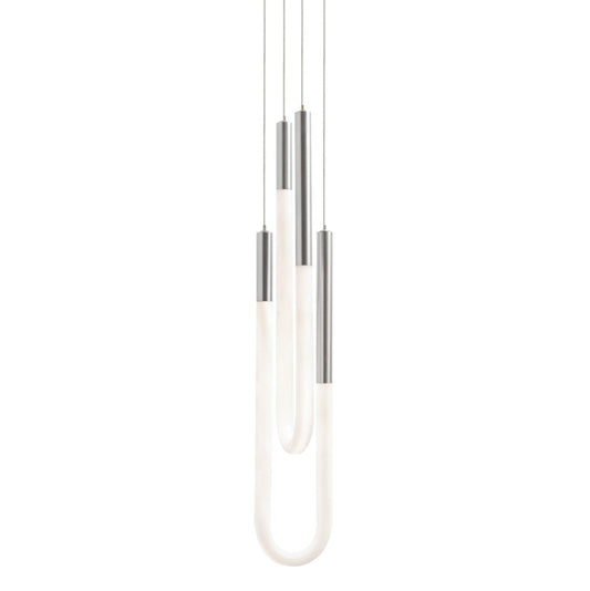 AFX ADEP0606LAJUDSN Adel Double LED Pendant,120-277V,26W,5 CCT,SN