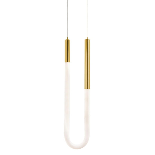 AFX ADEP06LAJUDLB Adel Single LED Pendant,120-277V,13W,5 CCT,LB