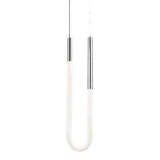 AFX ADEP06LAJUDSN Adel Single LED Pendant,120-277V,13W,5 CCT,SN