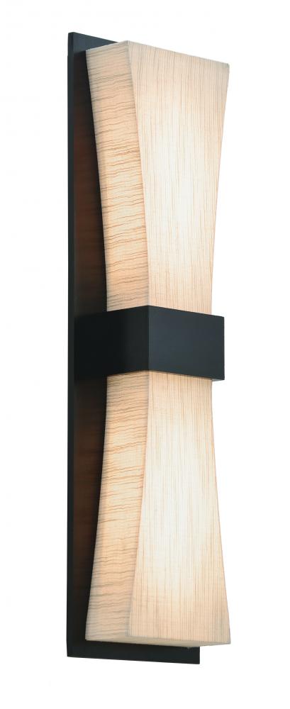 AFX ADS051914LAJUDES-JT Aberdeen LED Sconce - Espresso Finish - Jute S