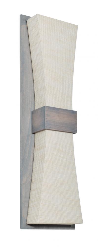 AFX ADS051914LAJUDWG-JT Aberdeen LED Sconce - Weathered Grey Finish -