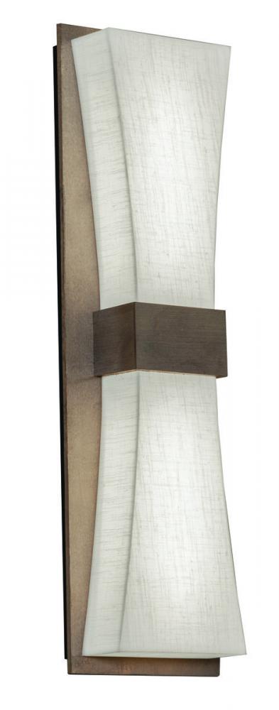 AFX ADS051914LAJUDWG-LW Aberdeen LED Sconce - Weathered Grey Finish -