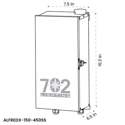 702 Lighting ALFREDX Upgradable Transformer • 150W-450W