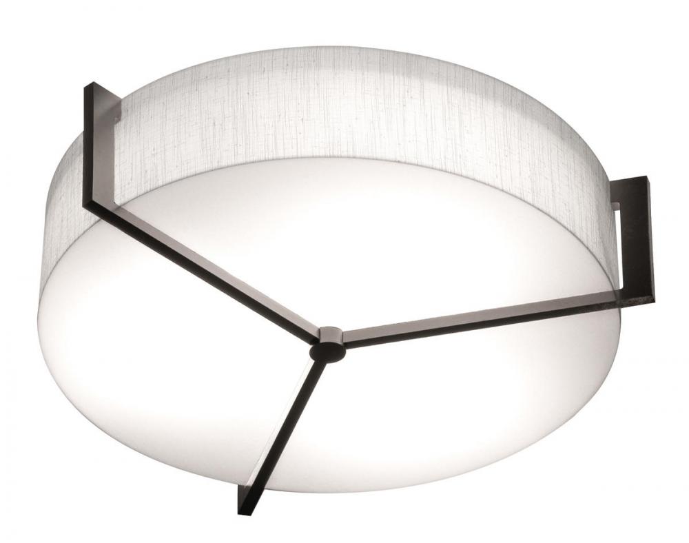 AFX APF1524LAJUDES-LW-MS Apex 17'' LED Flush,120-277V,3 CCT,ES,LW,MS