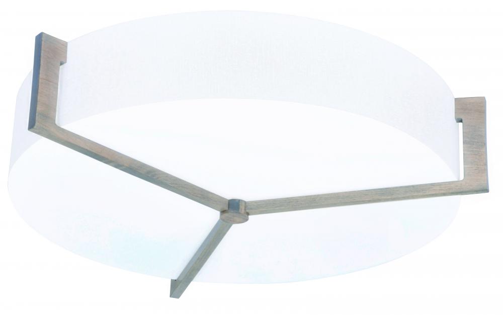 AFX APF1524LAJUDWG-LW Apex 17'' LED Ceiling - Weathered Grey - Linen W