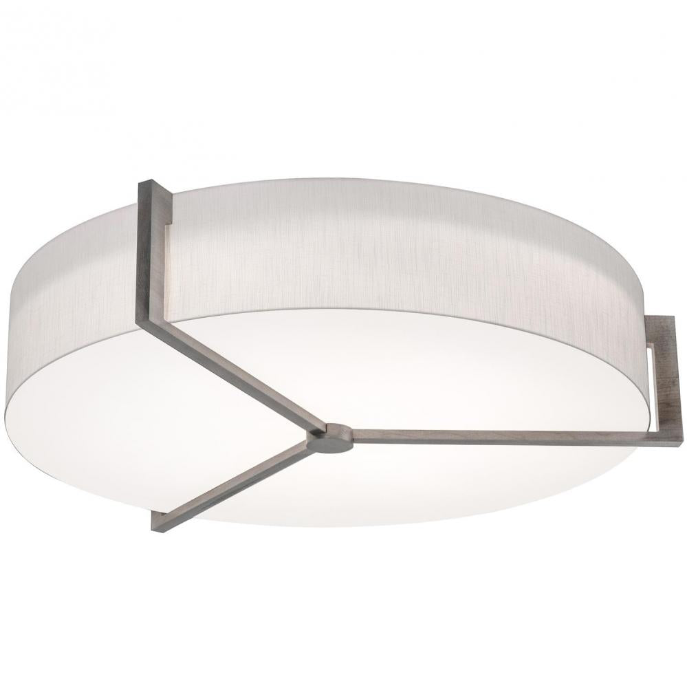 AFX APF3044MBWG-LW Apex 33'' Med Base Flush Mount - WG w/ LW