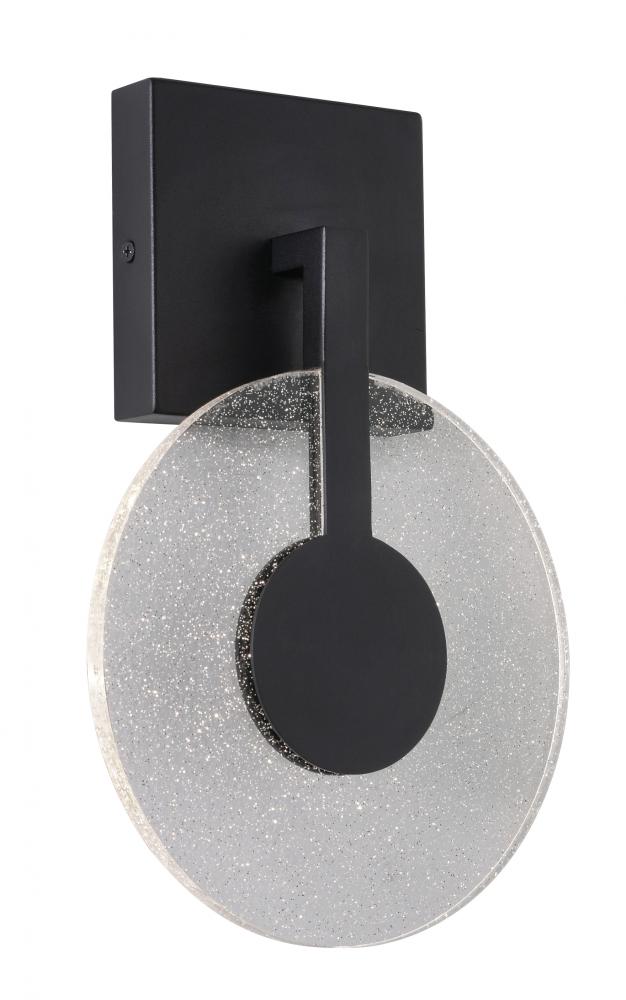 AFX APLS0812LAJUDBK Apollo 12'' LED Sconce,120-277V,10W,3 CCT,BK