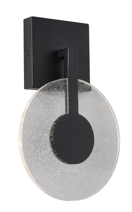 AFX APLS0812LAJUDBK Apollo 12'' LED Sconce,120-277V,10W,3 CCT,BK