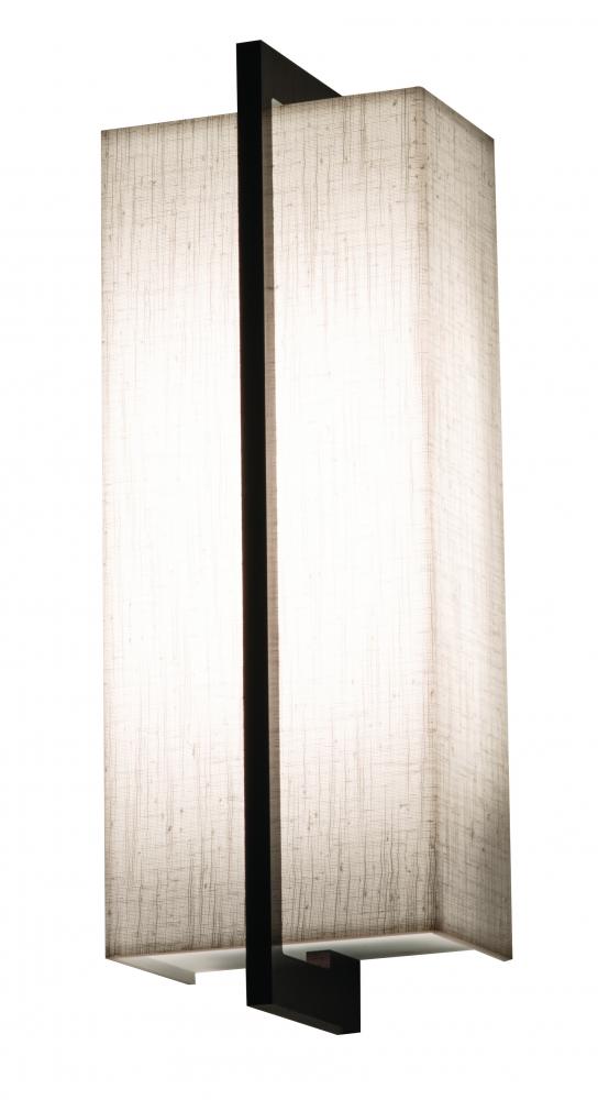 AFX APS051314LAJUDES-LW Apex LED Sconce - Espresso Finish - Linen Whit