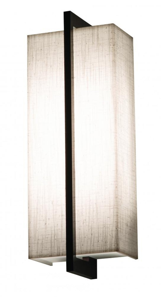 AFX APS051314LAJUDES-LW Apex LED Sconce - Espresso Finish - Linen Whit